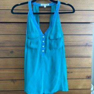 Double Zero teal top S